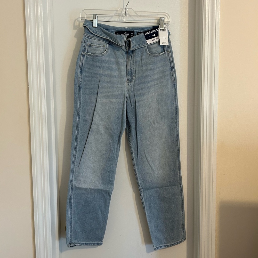 Light Wash Mom Jeans - Picture 2 of 4